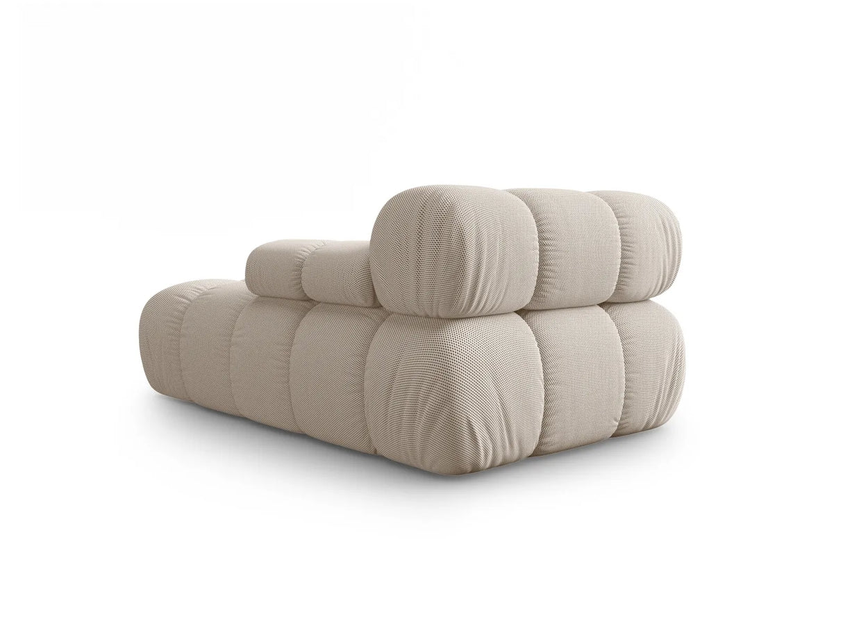 Bellis Modulares Sofa Einzelmodul Chaise Longue Rechts mit Samtbezug oder 3D-Stoff, 155x94 cm – Bild 4