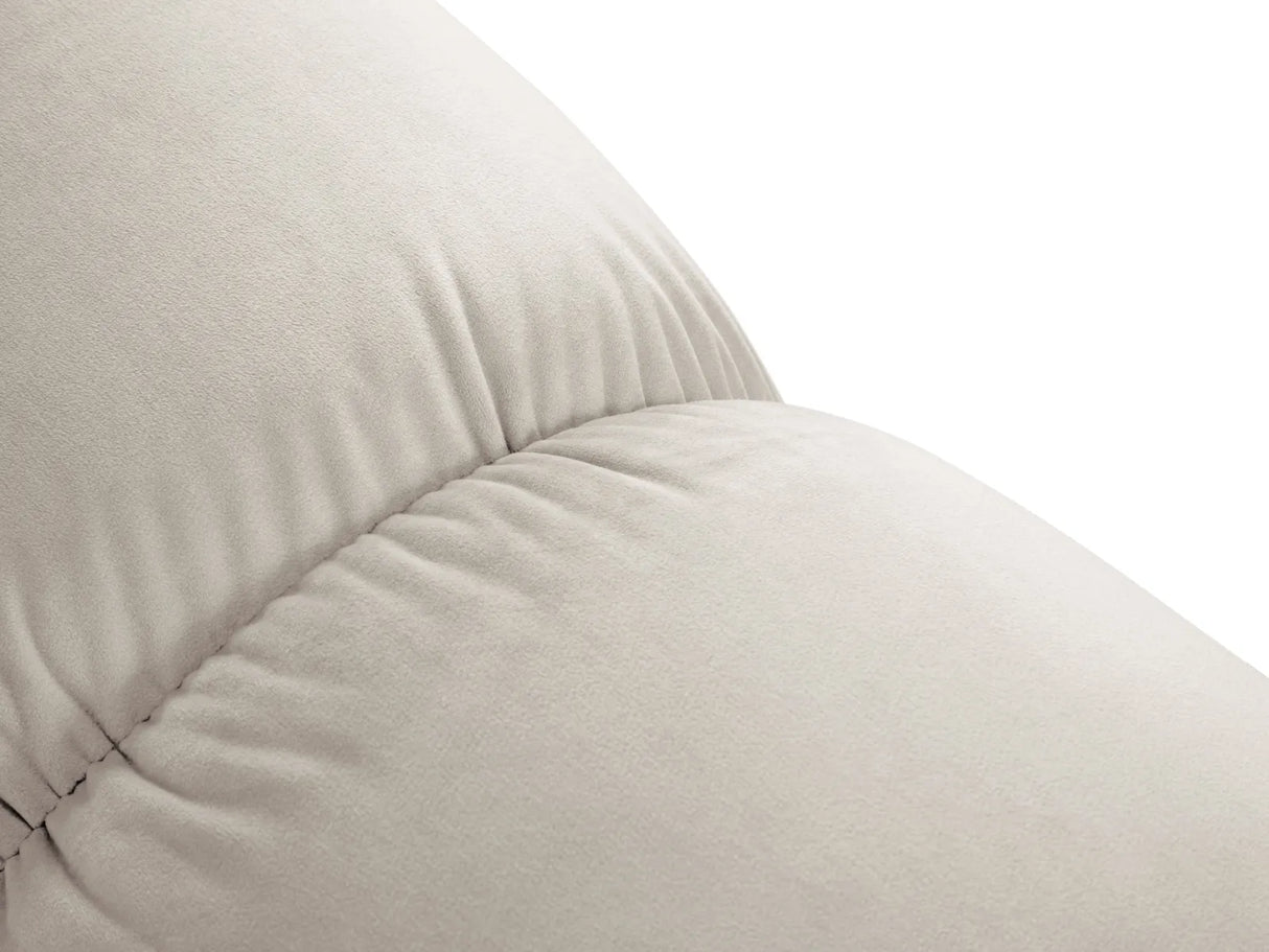 Bellis Modulares Sofa Einzelmodul in Samt-Stoff (Blu30), Dunkelbeige, 94 cm – Bild 5