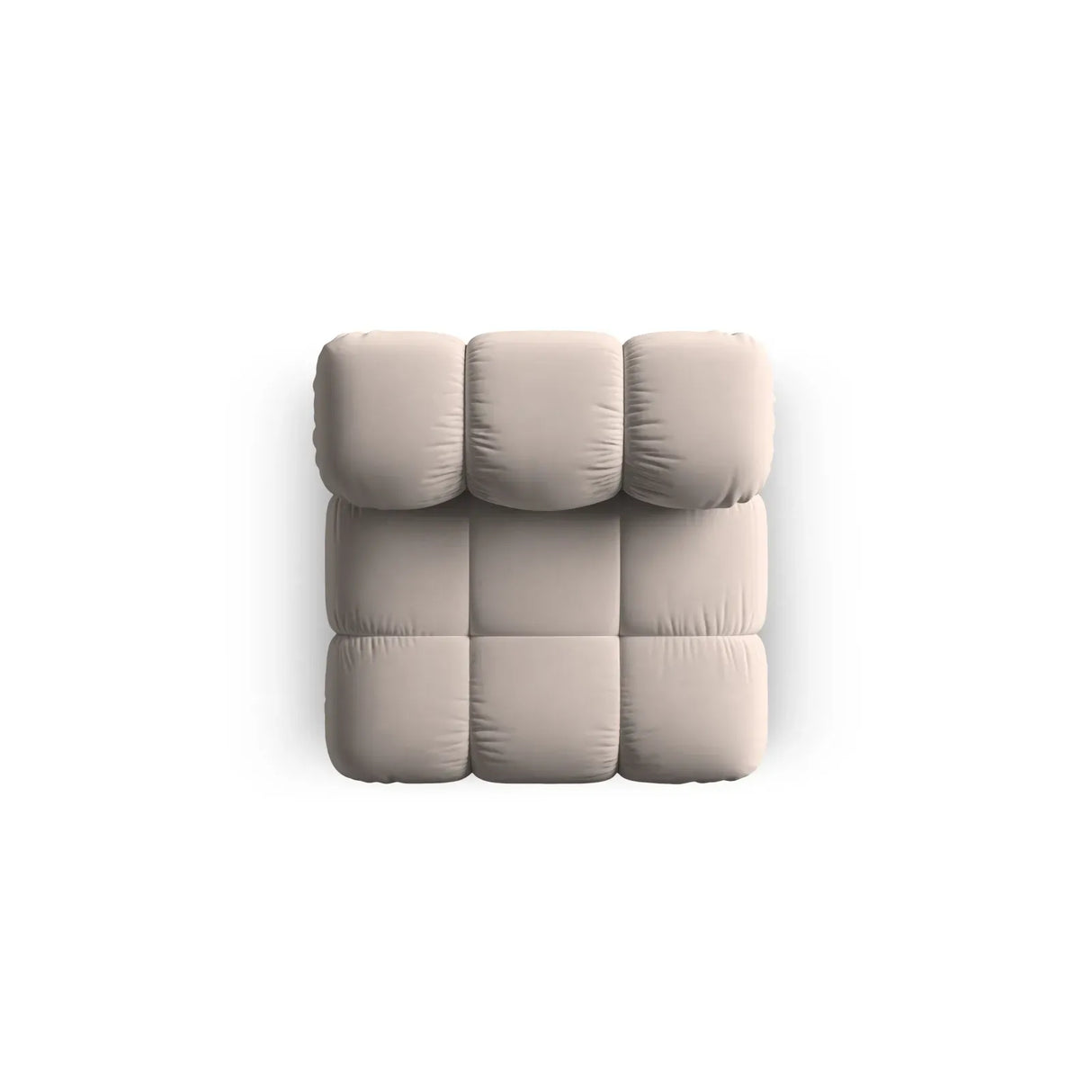 Bellis Modulares Sofa Einzelmodul in Samt oder 3D-Stoff, 94 cm - ZEN ZONE Furniture