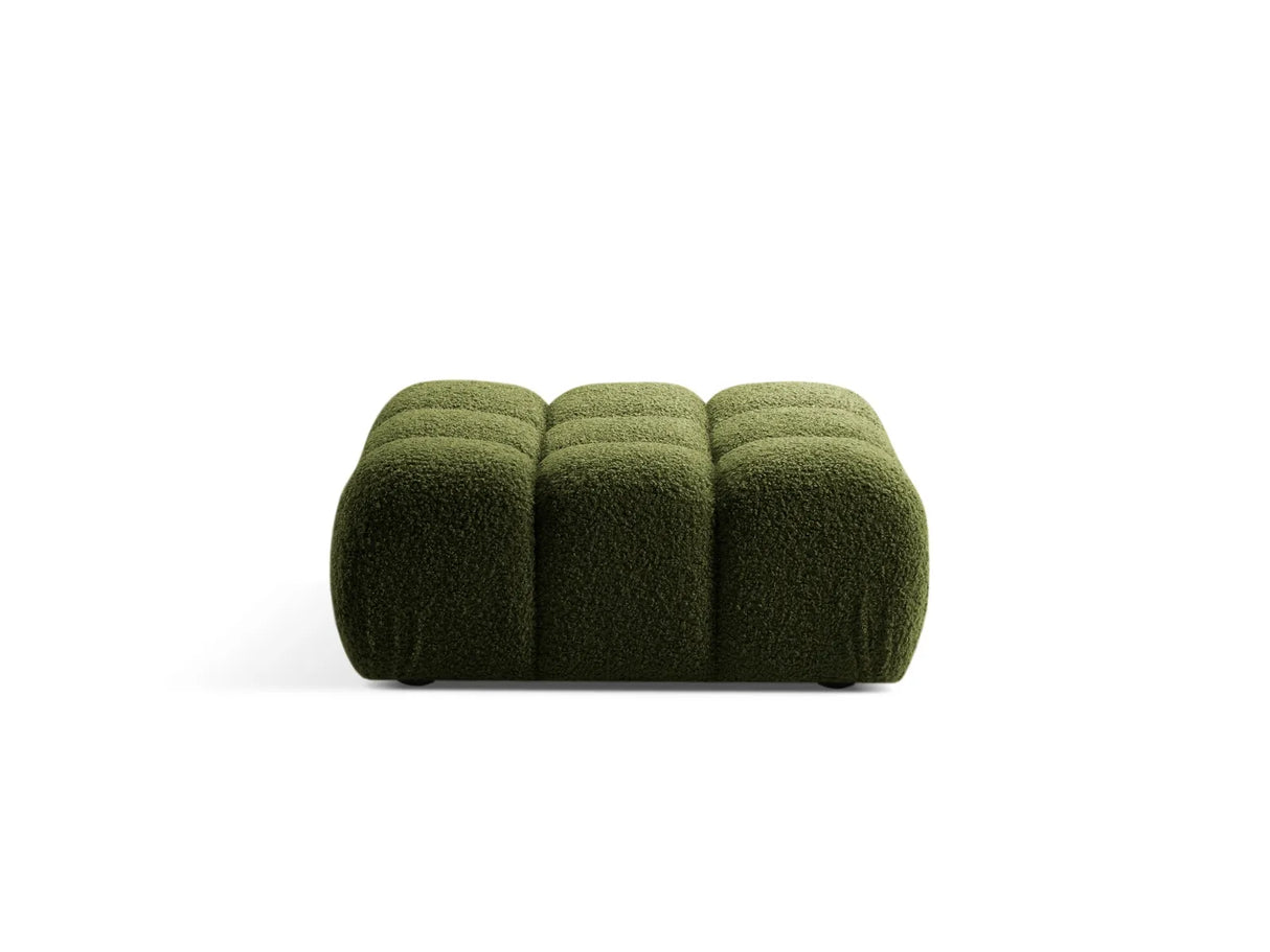 Bellis Modulares Sofa Einzelmodul Pouf 94cm aus Boucle-Stoff (Rolf14) in Grün – Bild 1