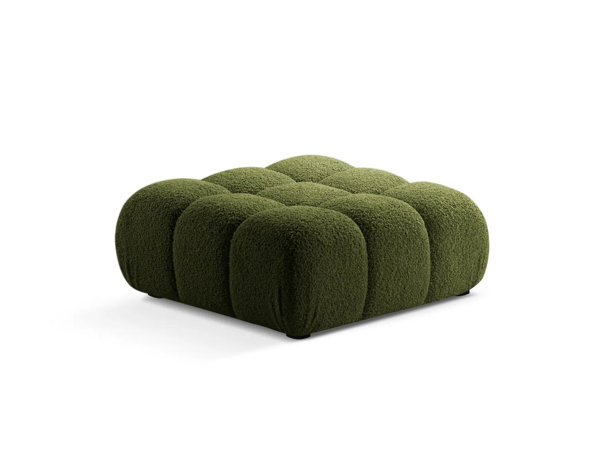 Bellis Modulares Sofa Einzelmodul Pouf 94cm aus Boucle-Stoff (Rolf14) in Grün – Bild 2
