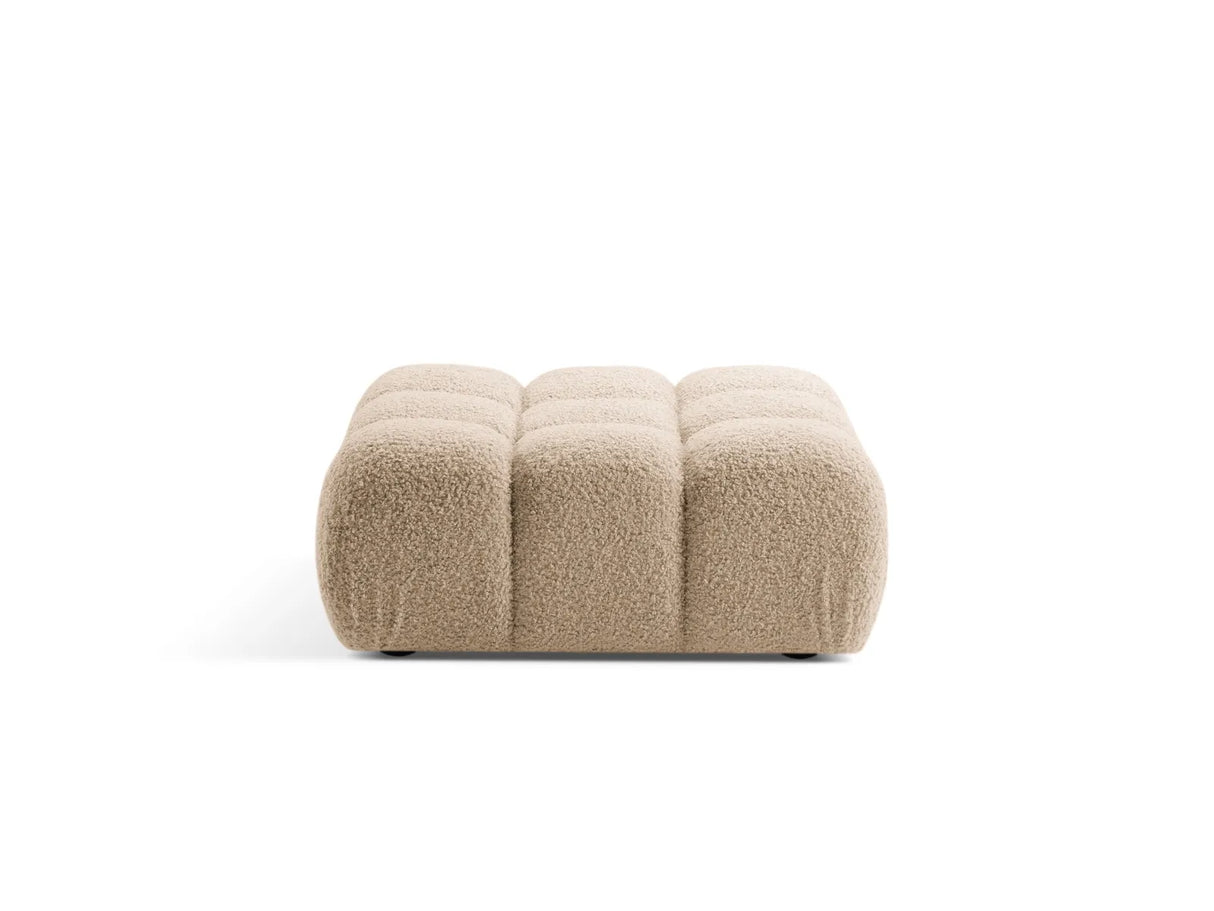 Bellis Modulares Sofa Einzelmodul Pouf 94cm aus Boucle-Stoff (Rolf2) in Sand – Bild 1