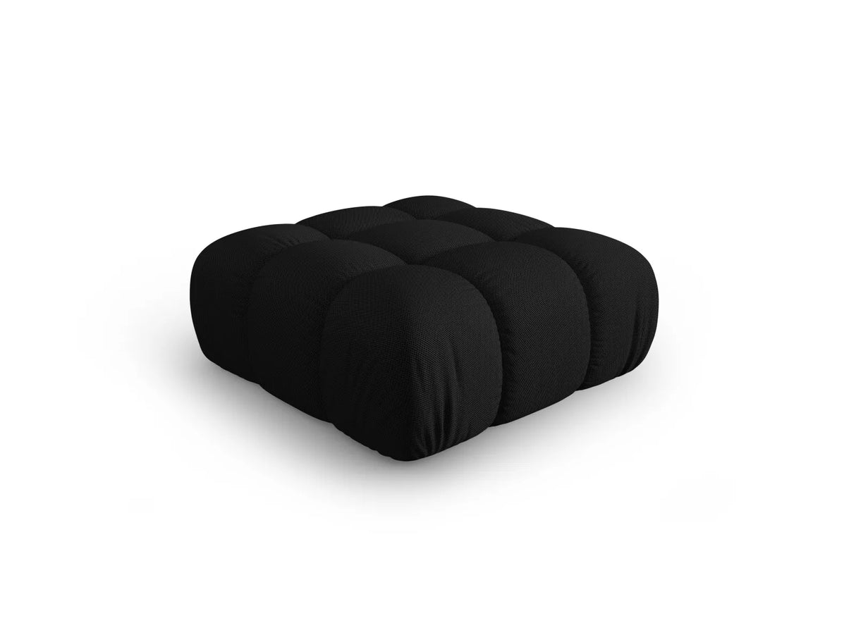 Bellis Modulares Sofa Einzelmodul Pouf mit 3D-Stoff (Son19) in Schwarz, 94 cm – Bild 2