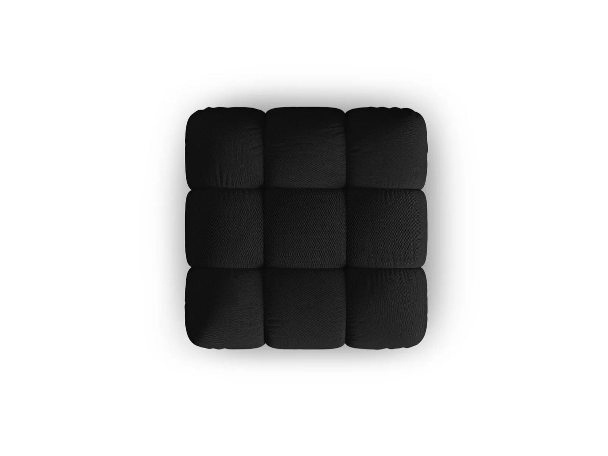 Bellis Modulares Sofa Einzelmodul Pouf mit 3D-Stoff (Son19) in Schwarz, 94 cm – Bild 3
