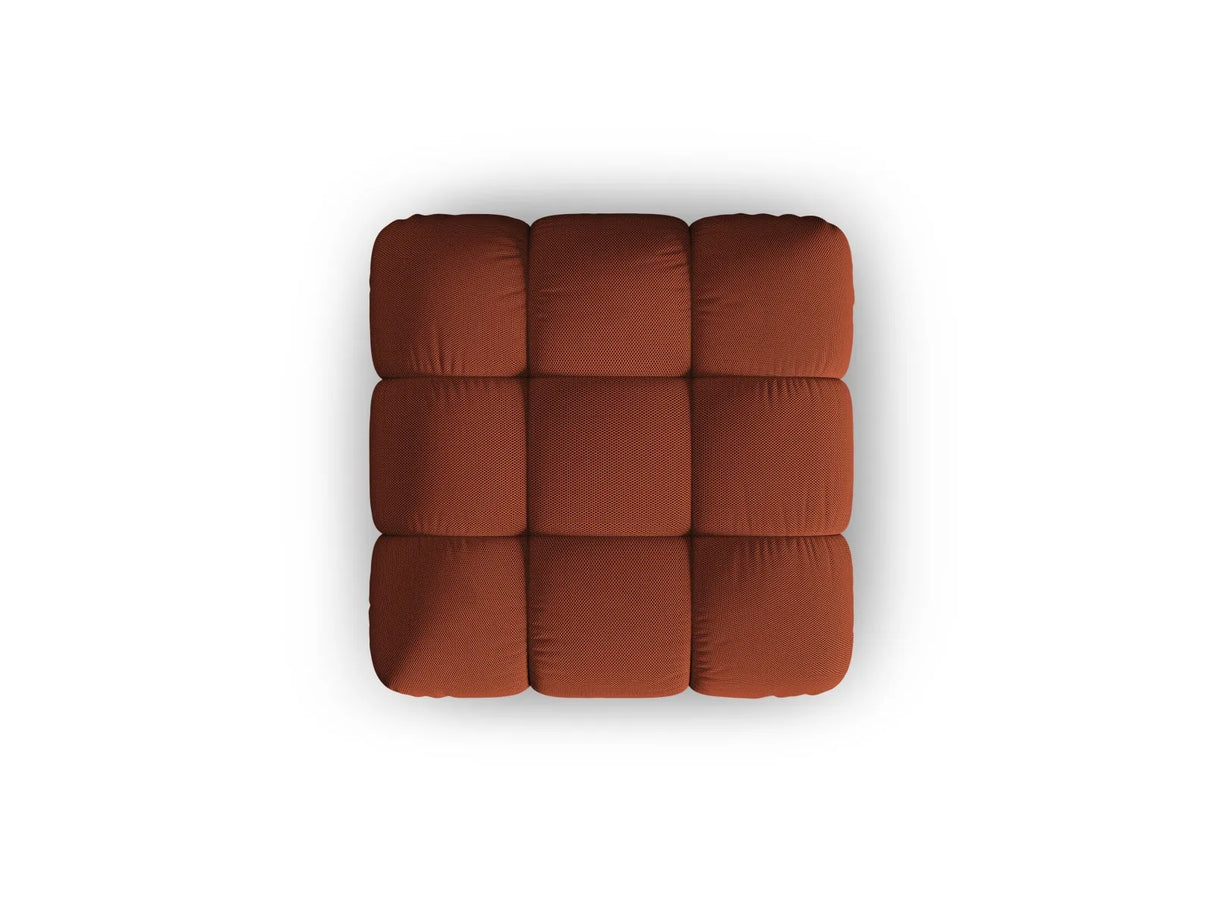 Bellis Modulares Sofa Einzelmodul Pouf mit 3D-Stoff (Son44) in Ziegel, 94 cm – Bild 2