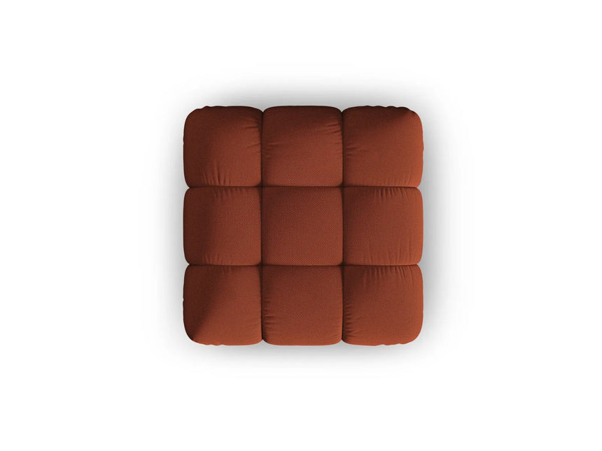 Bellis Modulares Sofa Einzelmodul Pouf mit 3D-Stoff (Son44) in Ziegel, 94 cm – Bild 2