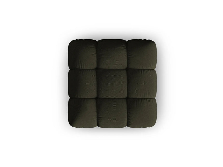 Bellis Modulares Sofa Einzelmodul Pouf mit 3D-Stoff (Son77) in Amazon grün, 94 cm – Bild 3