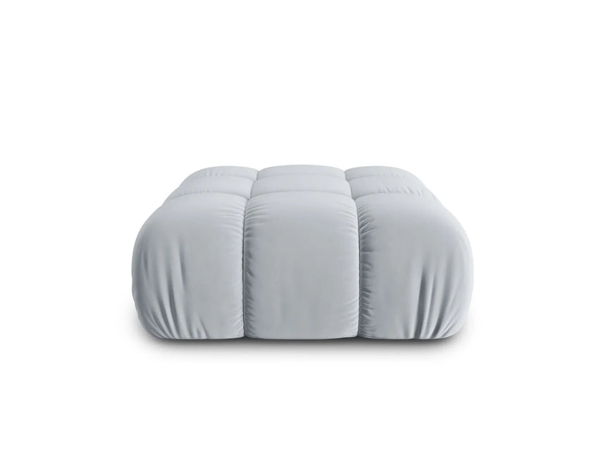Bellis Modulares Sofa Einzelmodul Pouf mit Samt-Stoff (Blu06) in Hellblau, 94 cm – Bild 2