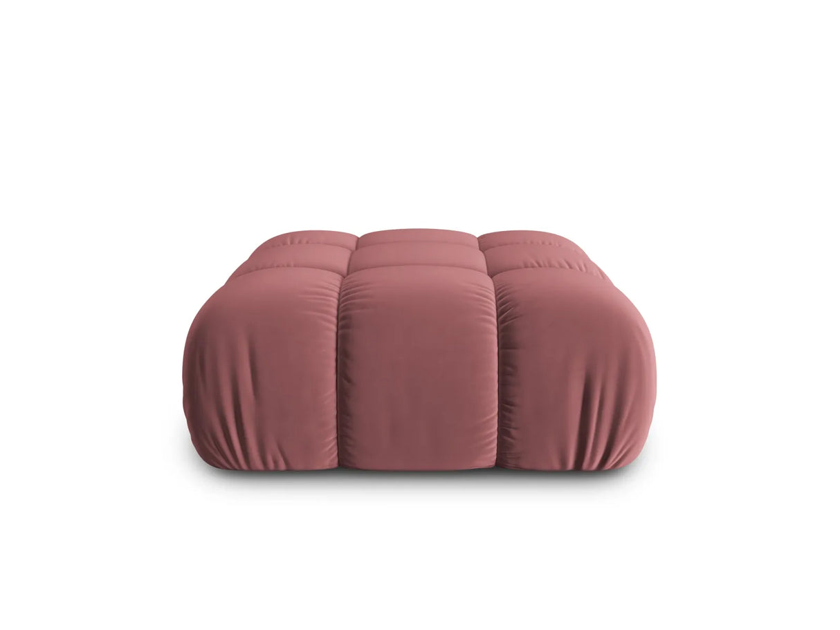 Bellis Modulares Sofa Einzelmodul Pouf mit Samt-Stoff (Blu52) in Rosa, 94 cm – Bild 1