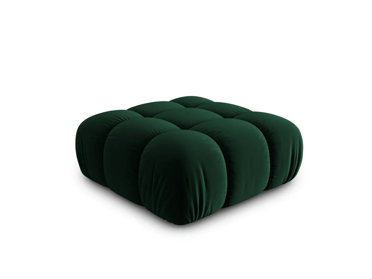Bellis Modulares Sofa Einzelmodul Pouf mit Samt-Stoff (Blu78) in Flaschengrün, 94 cm – Bild 2