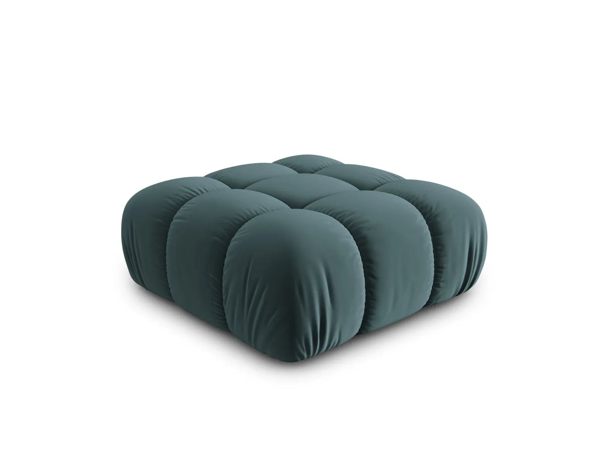 Bellis Modulares Sofa Einzelmodul Pouf mit Samt-Stoff (Blu85) in Türkis, 94 cm – Bild 2