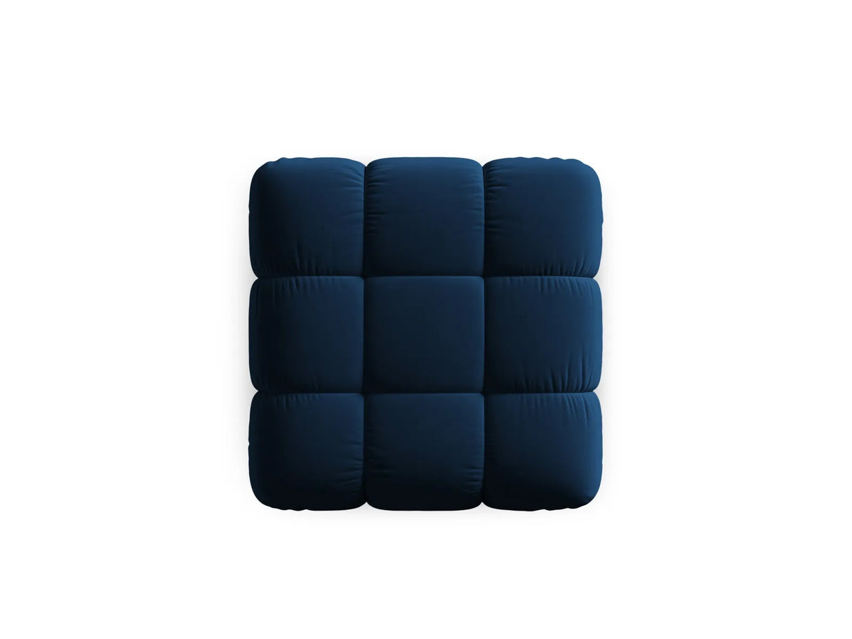 Bellis Modulares Sofa Einzelmodul Pouf mit Samt-Stoff (Blu86) in Königsblau, 94 cm – Bild 3