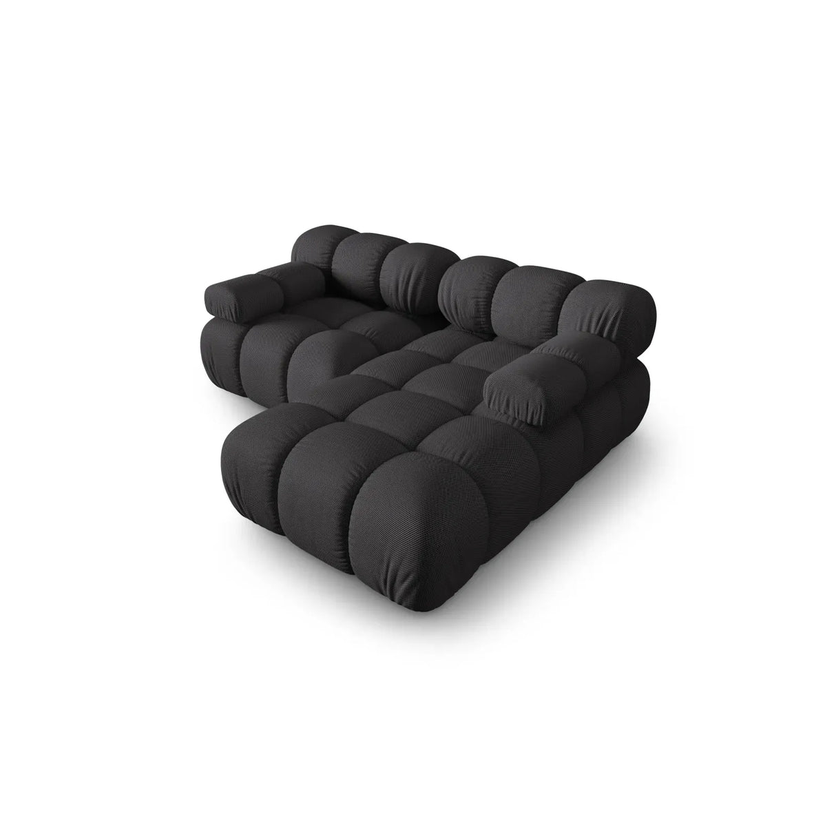 Bellis Modulares Sofa mit 2 Modulen mit Samtbezug oder 3d-Stoff, 188x155cm - ZEN ZONE Furniture