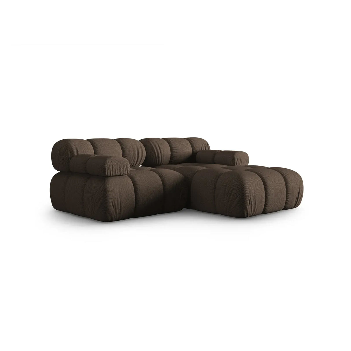 Bellis Modulares Sofa mit 2 Modulen mit Samtbezug oder 3d-Stoff, 188x155cm - ZEN ZONE Furniture