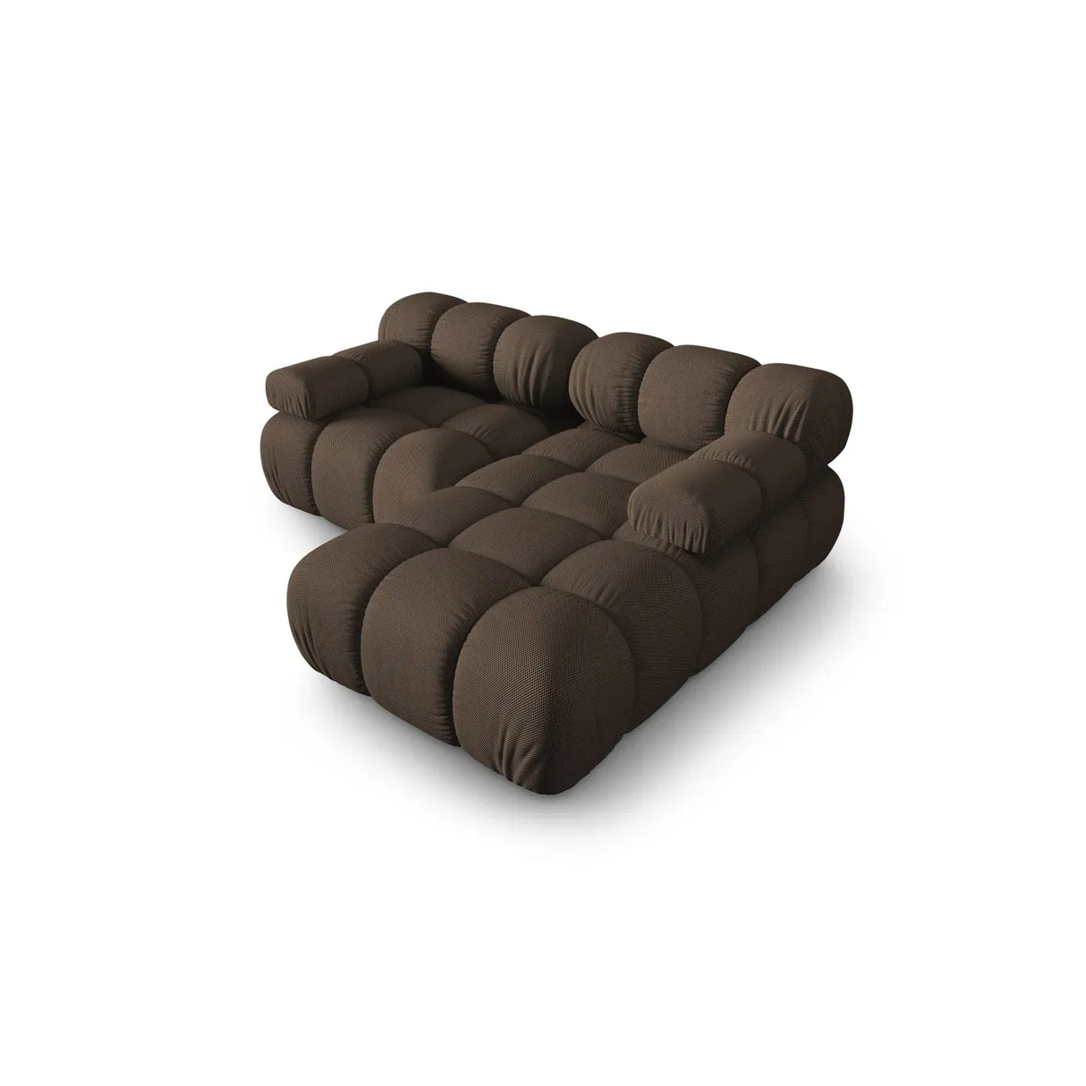 Bellis Modulares Sofa mit 2 Modulen mit Samtbezug oder 3d-Stoff, 188x155cm - ZEN ZONE Furniture