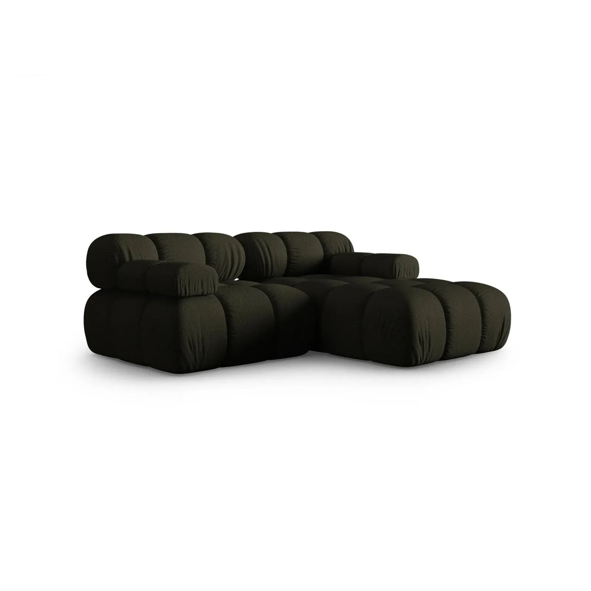 Bellis Modulares Sofa mit 2 Modulen mit Samtbezug oder 3d-Stoff, 188x155cm - ZEN ZONE Furniture