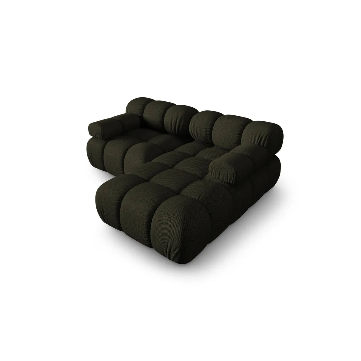 Bellis Modulares Sofa mit 2 Modulen mit Samtbezug oder 3d-Stoff, 188x155cm - ZEN ZONE Furniture