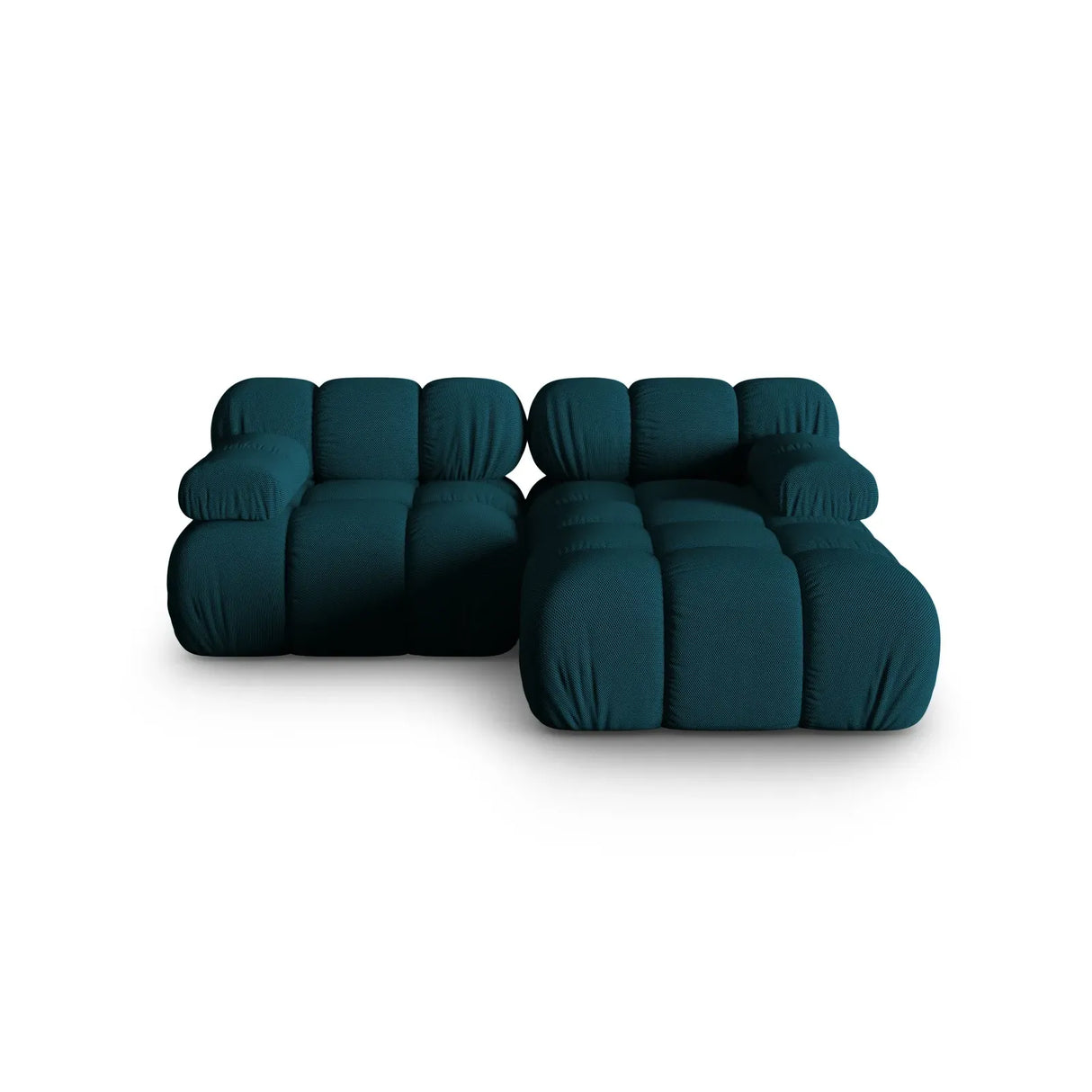 Bellis Modulares Sofa mit 2 Modulen mit Samtbezug oder 3d-Stoff, 188x155cm - ZEN ZONE Furniture