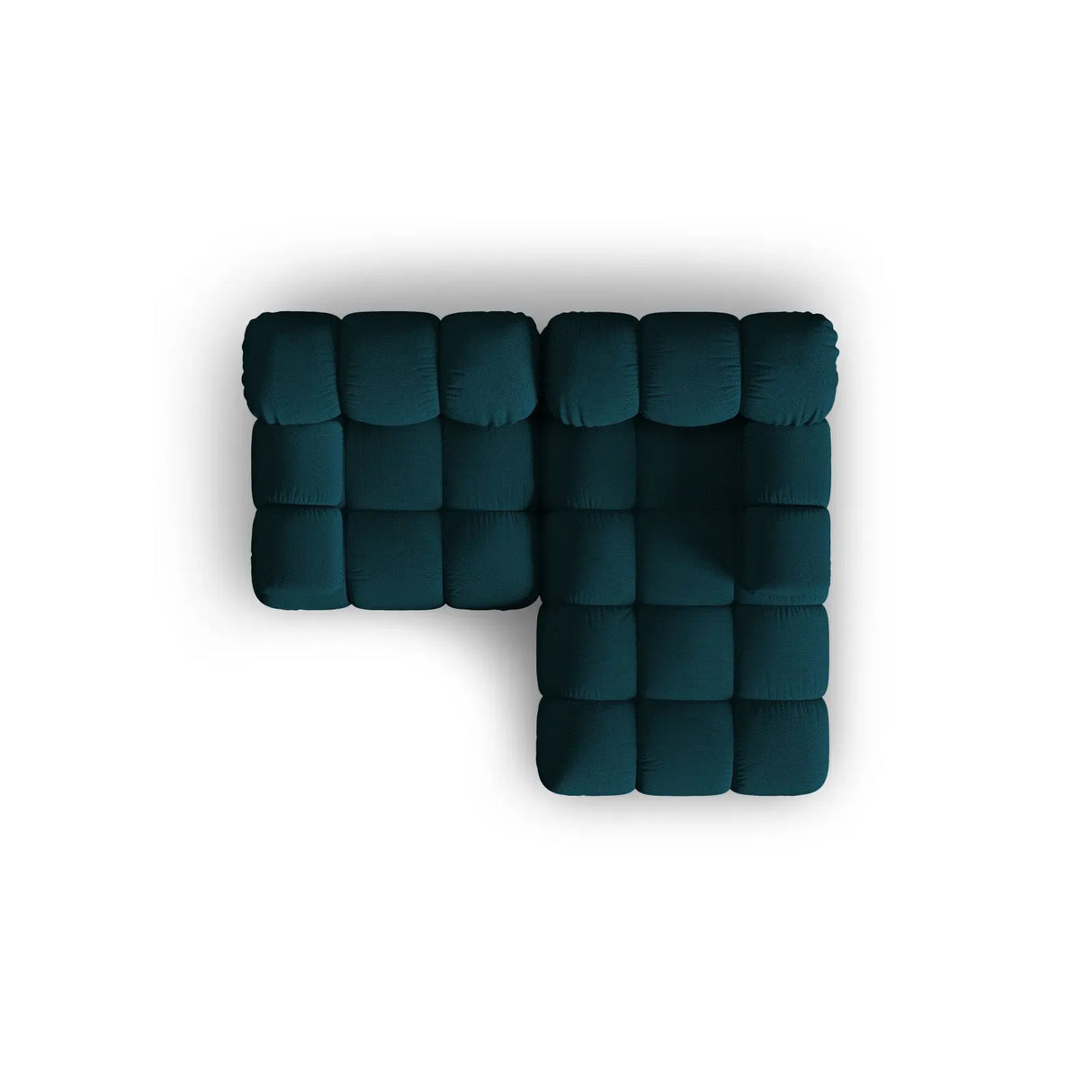 Bellis Modulares Sofa mit 2 Modulen mit Samtbezug oder 3d-Stoff, 188x155cm - ZEN ZONE Furniture