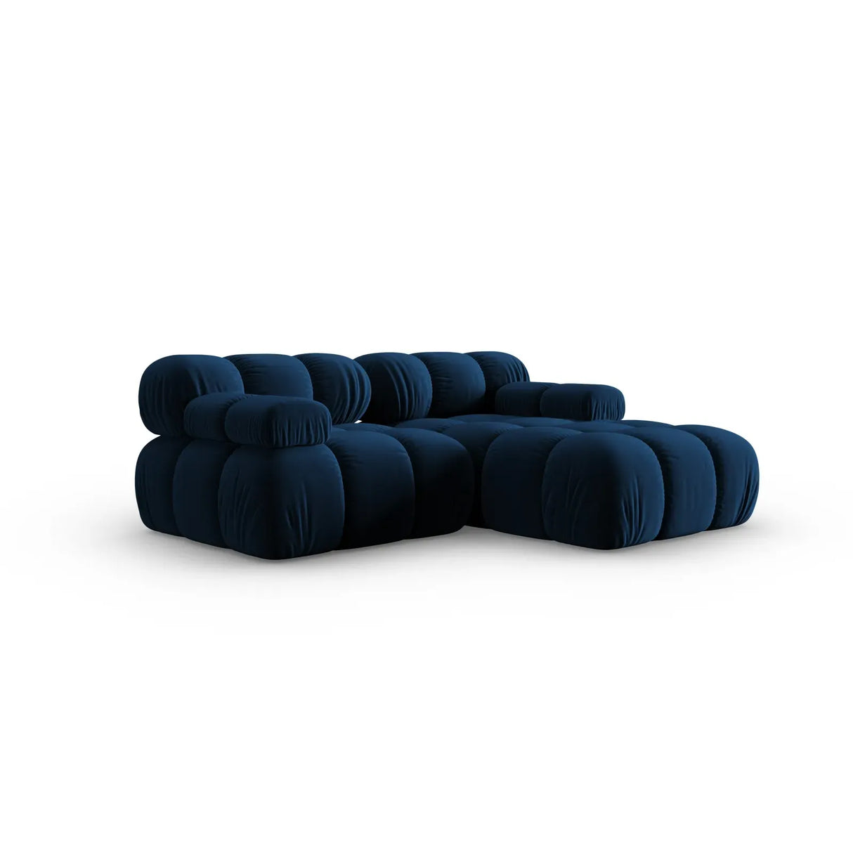 Bellis Modulares Sofa mit 2 Modulen mit Samtbezug oder 3d-Stoff, 188x155cm - ZEN ZONE Furniture
