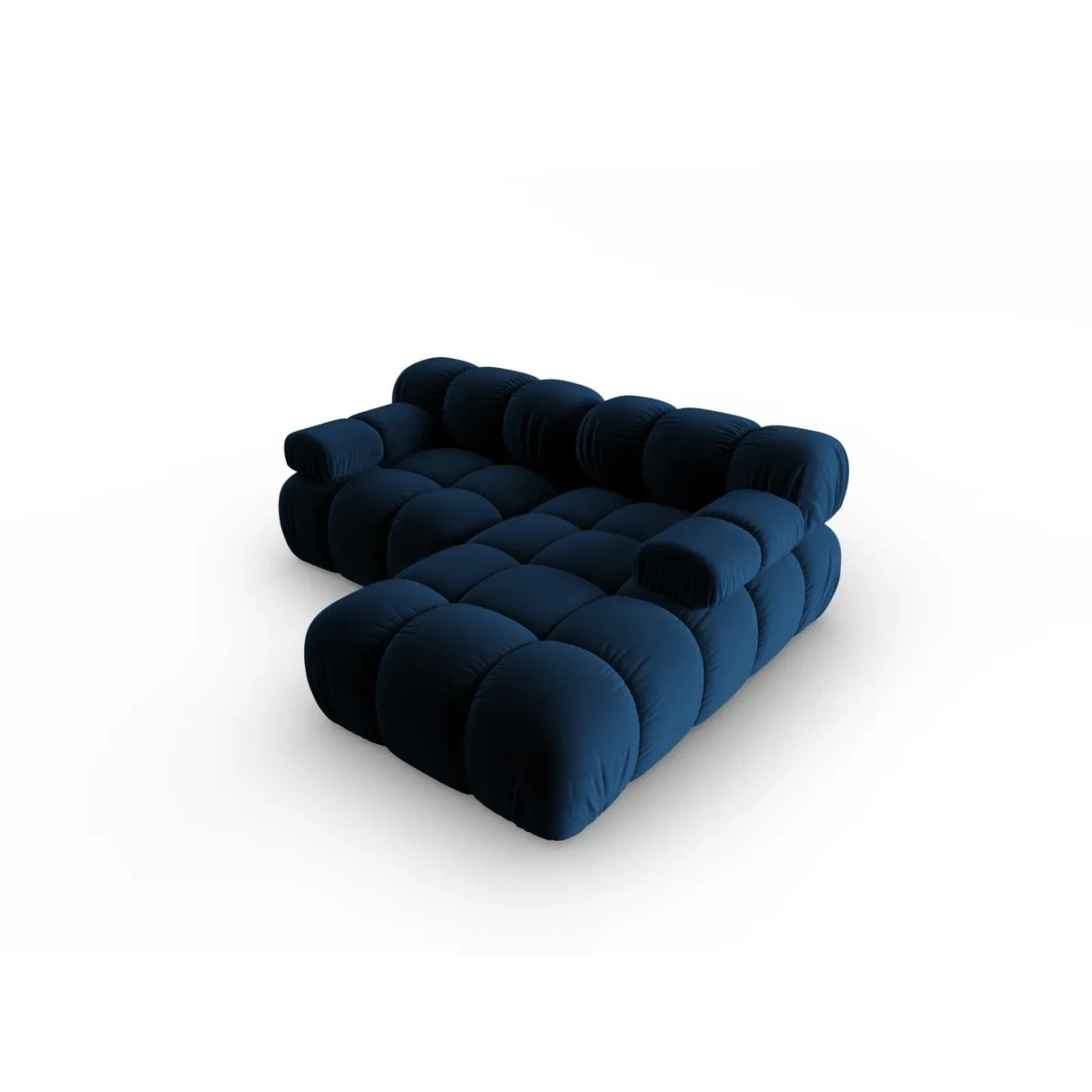 Bellis Modulares Sofa mit 2 Modulen mit Samtbezug oder 3d-Stoff, 188x155cm - ZEN ZONE Furniture
