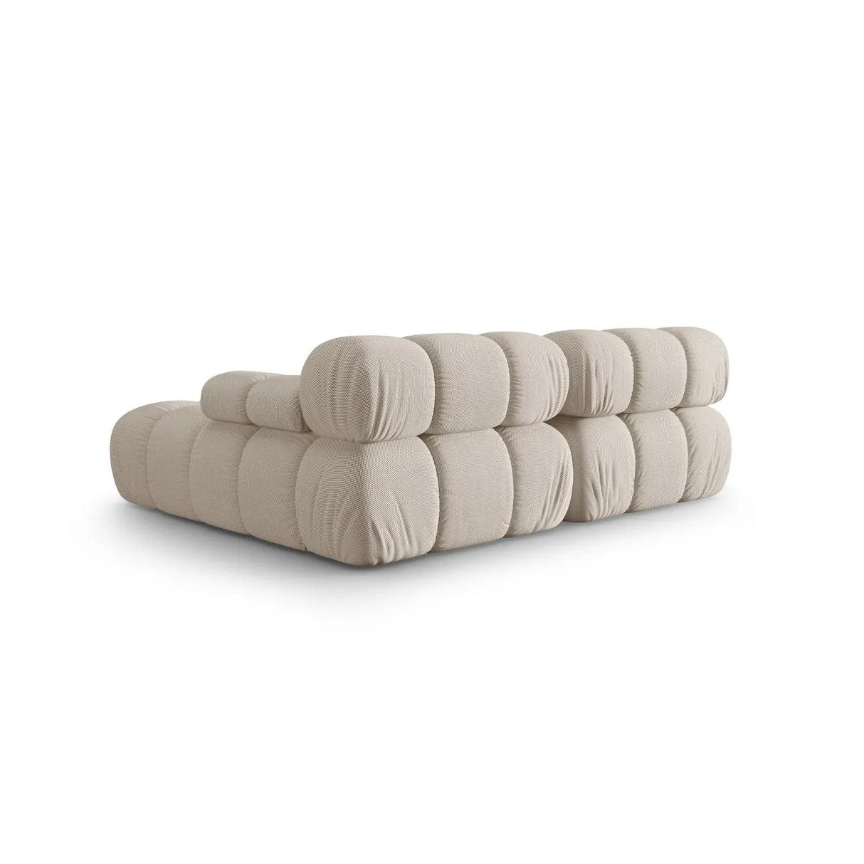 Bellis Modulares Sofa mit 2 Modulen mit Samtbezug oder 3d-Stoff, 188x155cm - ZEN ZONE Furniture