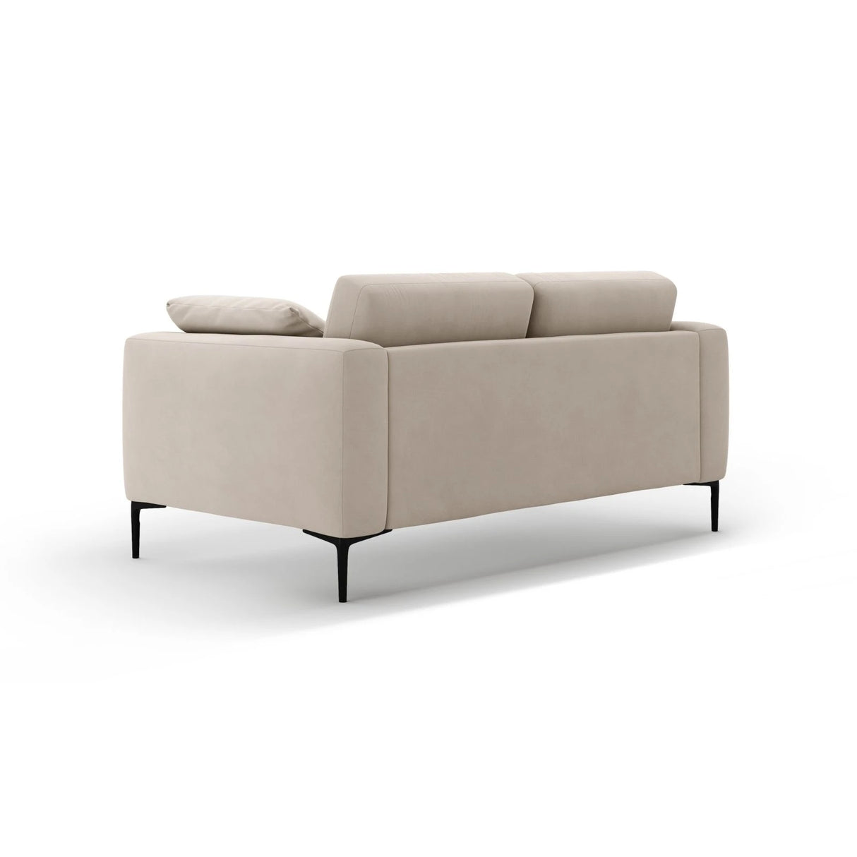 Bemy 2-Sitzer Sofa aus Samt (Salvador 1) in Beige, 170x102 cm – Bild 3