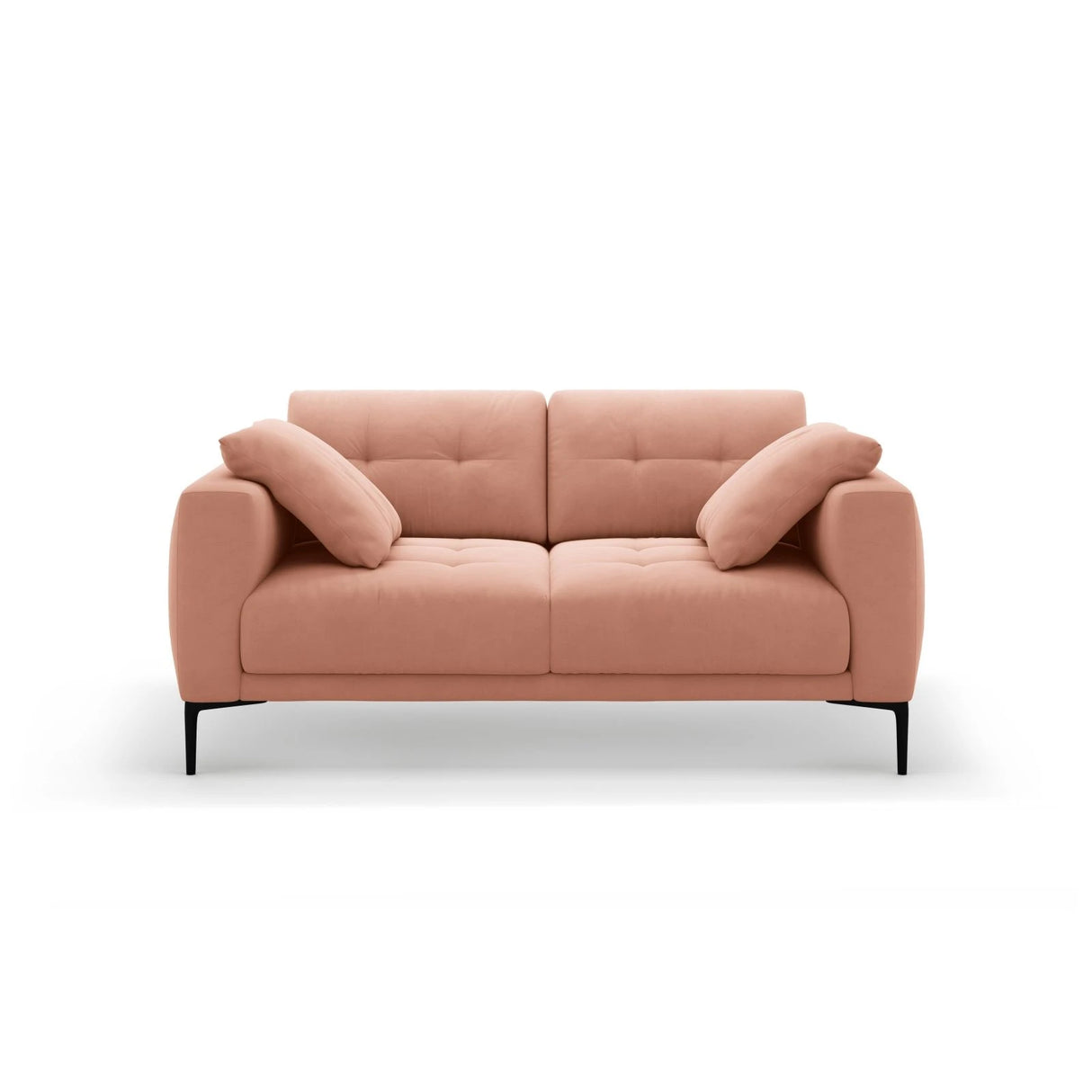 Bemy 2-Sitzer Sofa aus Samt (Salvador 11) in Rosa, 170x102 cm – Bild 1