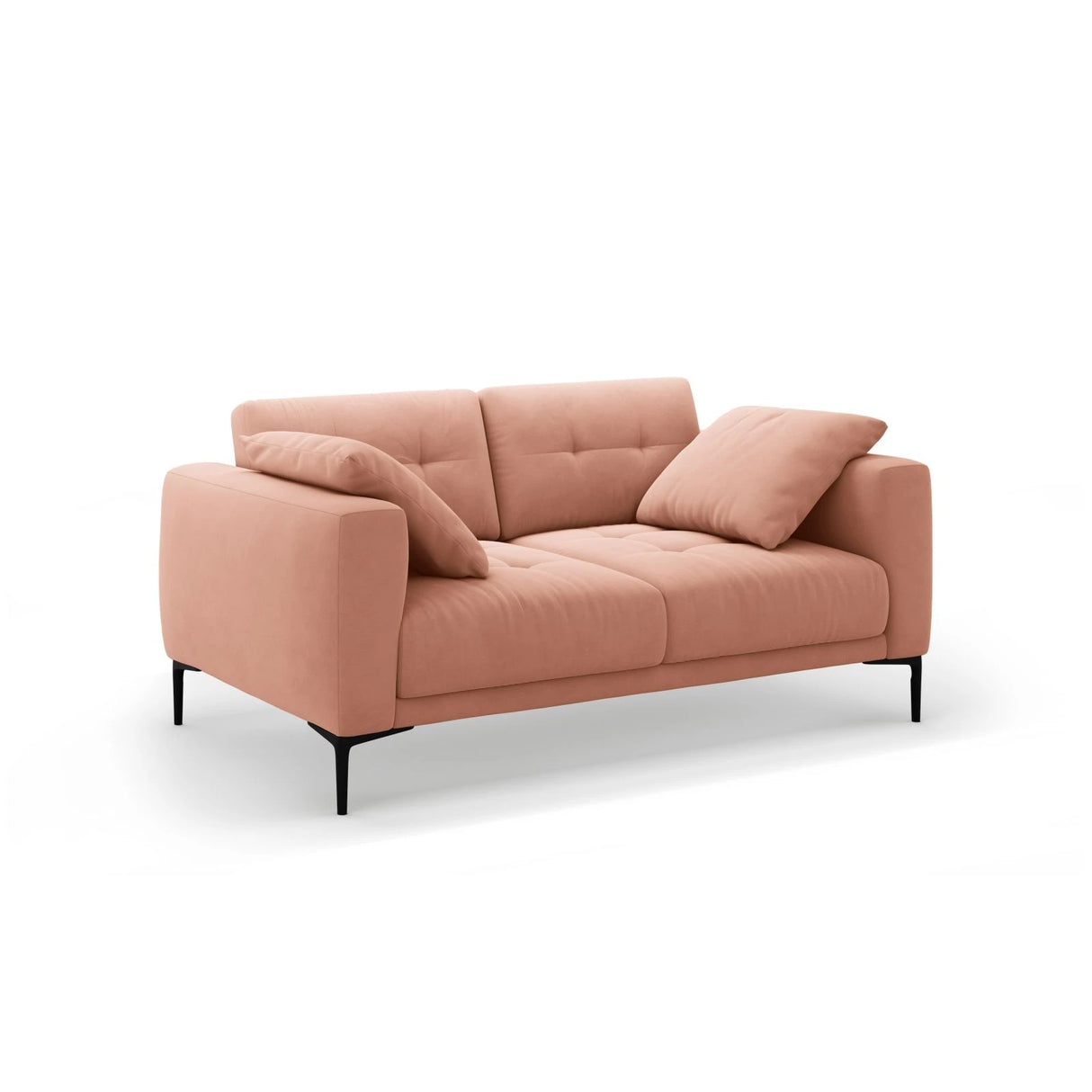 Bemy 2-Sitzer Sofa aus Samt (Salvador 11) in Rosa, 170x102 cm – Bild 2