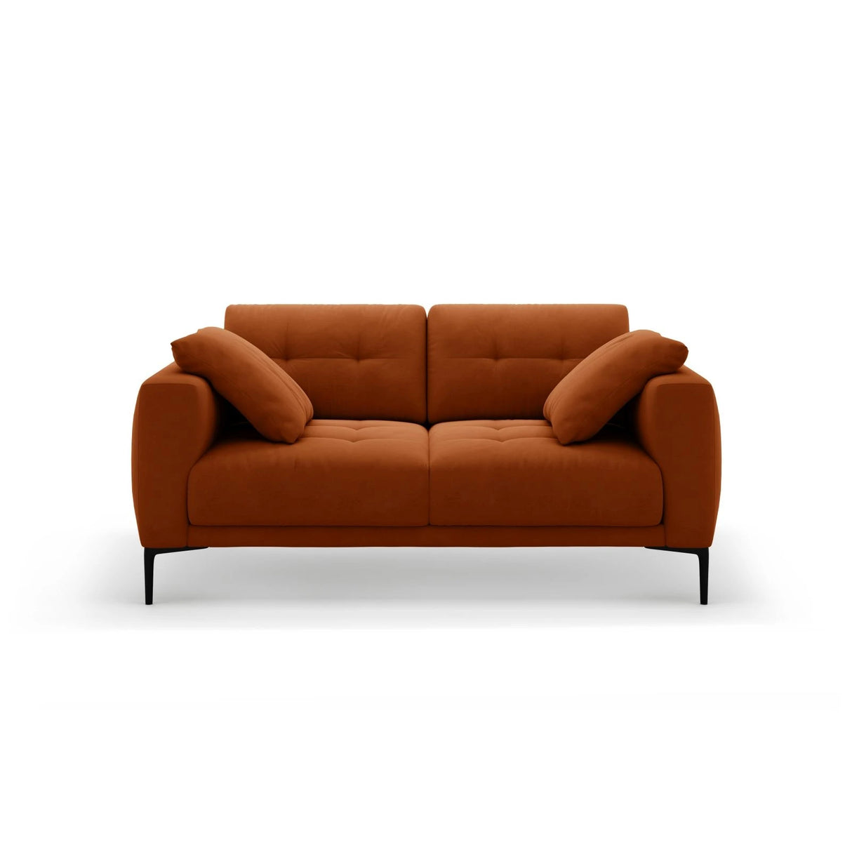 Bemy 2-Sitzer Sofa aus Samt (Salvador 14) in Terrakotta, 170x102 cm – Bild 1