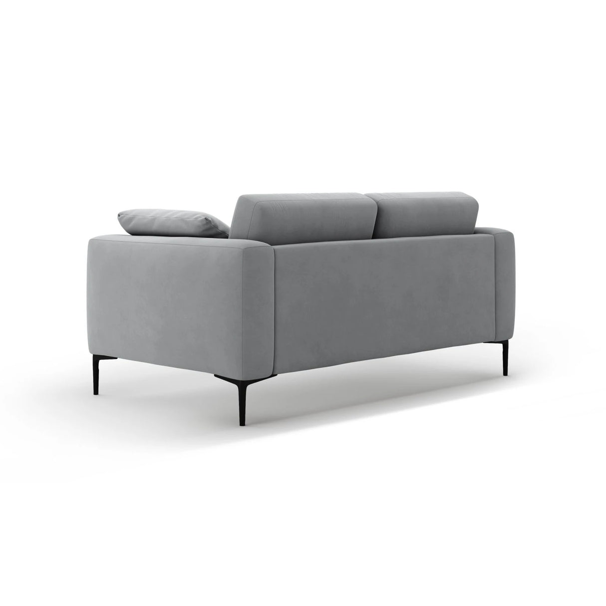 Bemy 2-Sitzer Sofa aus Samt (Salvador 17) in Grau, 170x102 cm – Bild 3