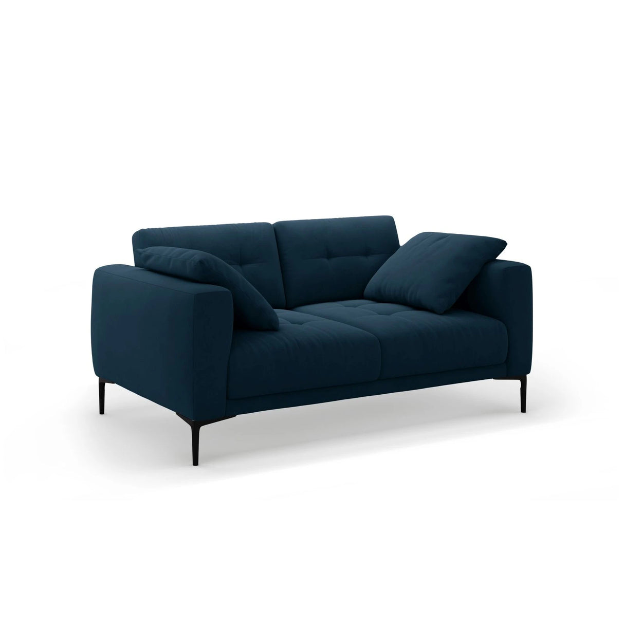 Bemy 2-Sitzer Sofa aus Samt (Salvador 5) in Königsblau, 170x102 cm – Bild 2