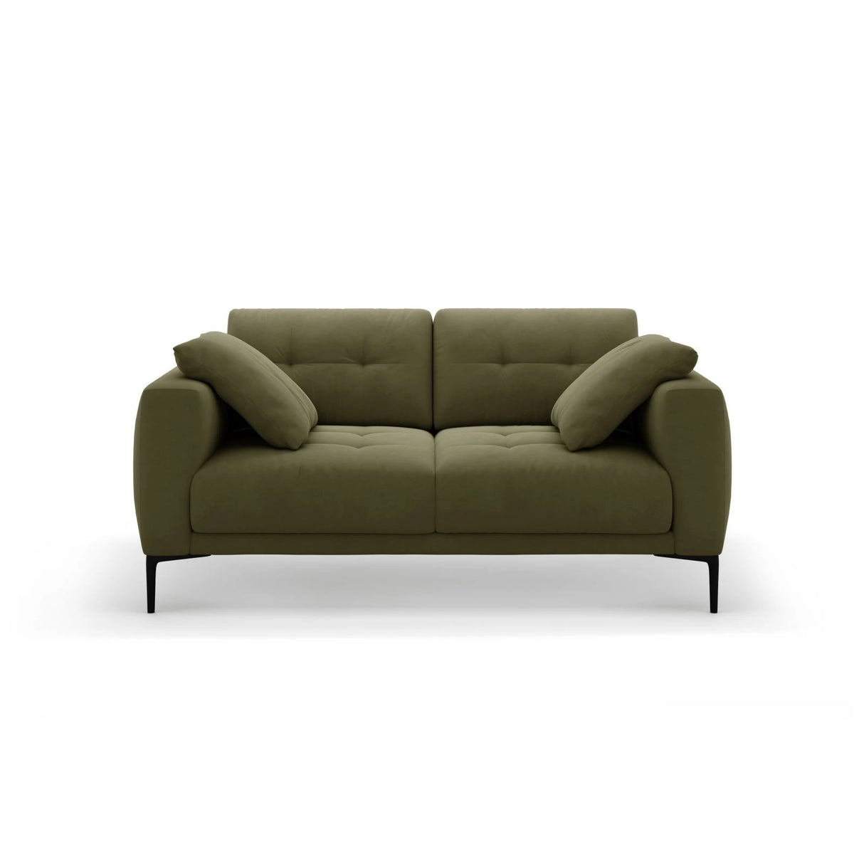 Bemy 2-Sitzer Sofa aus Samt (Salvador 8) in Grün, 170x102 cm – Bild 1