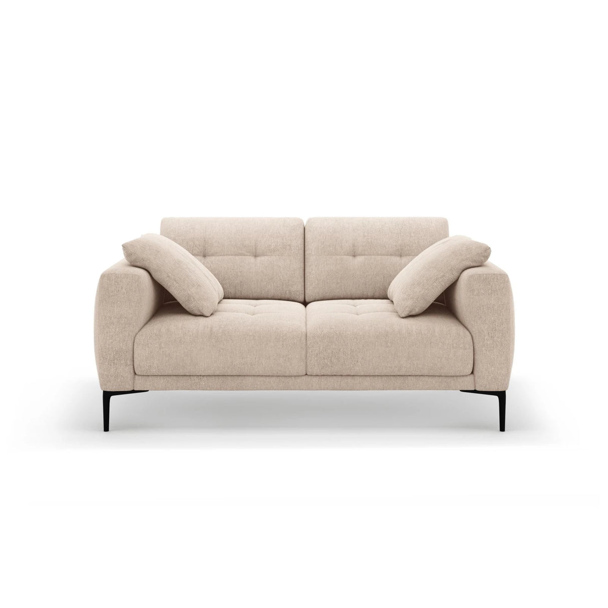 Bemy 2-Sitzer Sofa aus Strukturierter Stoff (Sorella 05) in Sand, 170x102 cm – Bild 1