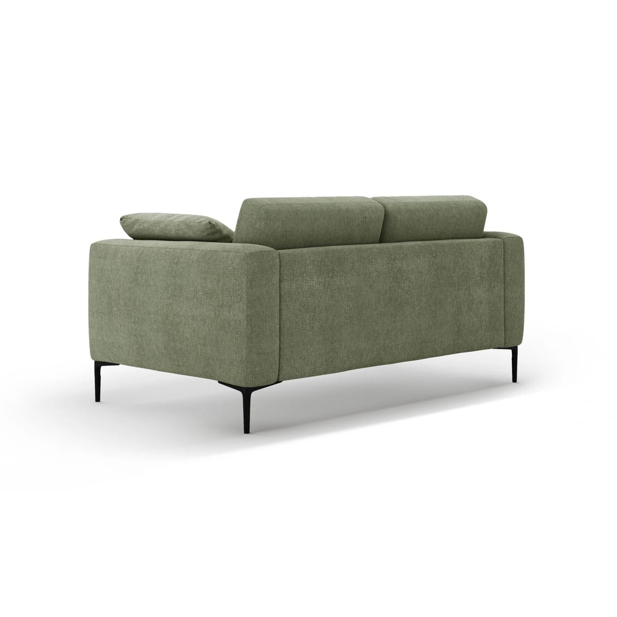 Bemy 2-Sitzer Sofa aus Strukturierter Stoff (Sorella 34) in Dunkles olivgrün, 170x102 cm – Bild 3