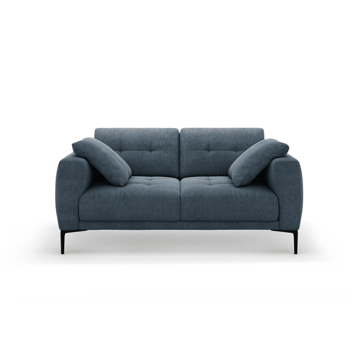 Bemy 2-Sitzer Sofa aus Strukturierter Stoff (Sorella 77) in Dunkelblau, 170x102 cm – Bild 1