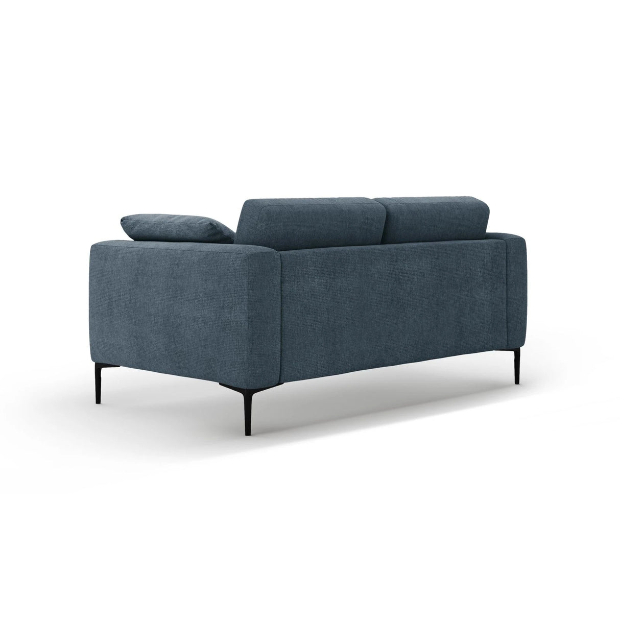 Bemy 2-Sitzer Sofa aus Strukturierter Stoff (Sorella 77) in Dunkelblau, 170x102 cm – Bild 3