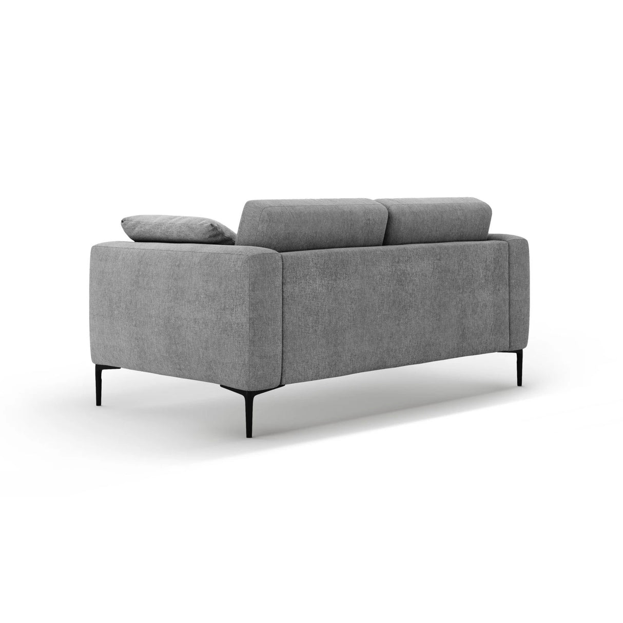 Bemy 2-Sitzer Sofa aus Strukturierter Stoff (Sorella 89) in Grau, 170x102 cm – Bild 3