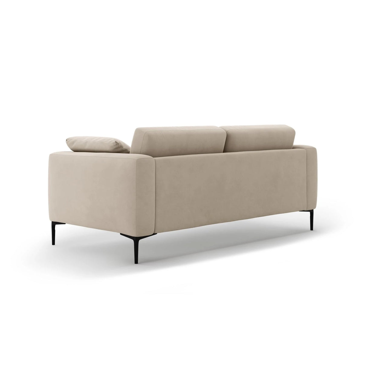 Bemy 3-Sitzer Sofa aus Samt (Salvador 1) in Beige, 200x102 cm – Bild 3