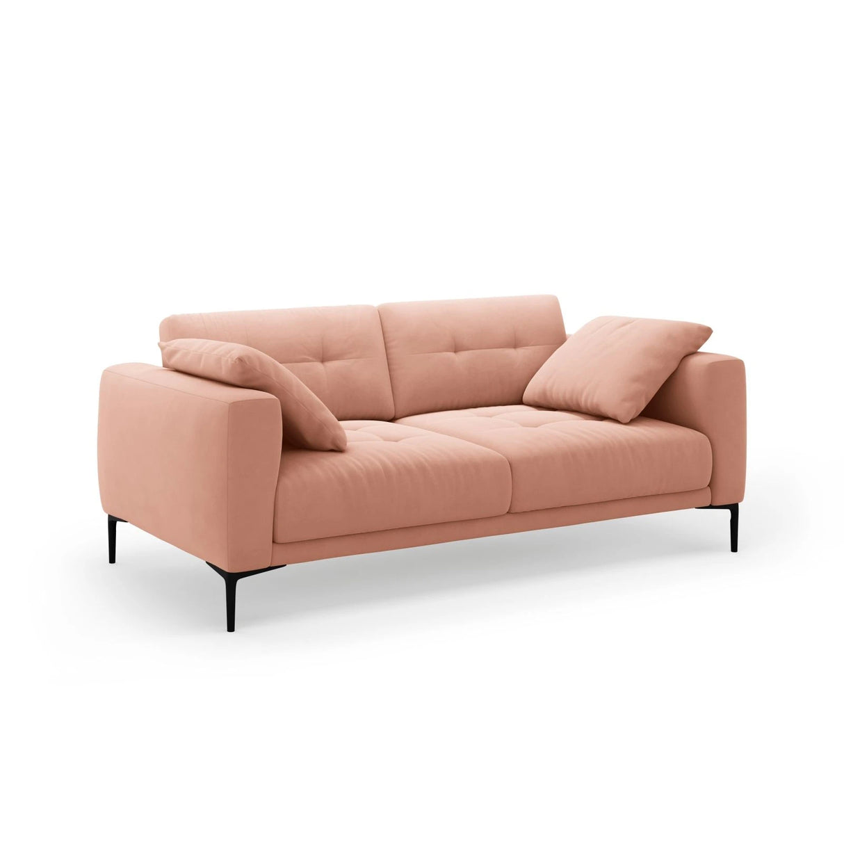 Bemy 3-Sitzer Sofa aus Samt (Salvador 11) in Rosa, 200x102 cm – Bild 2