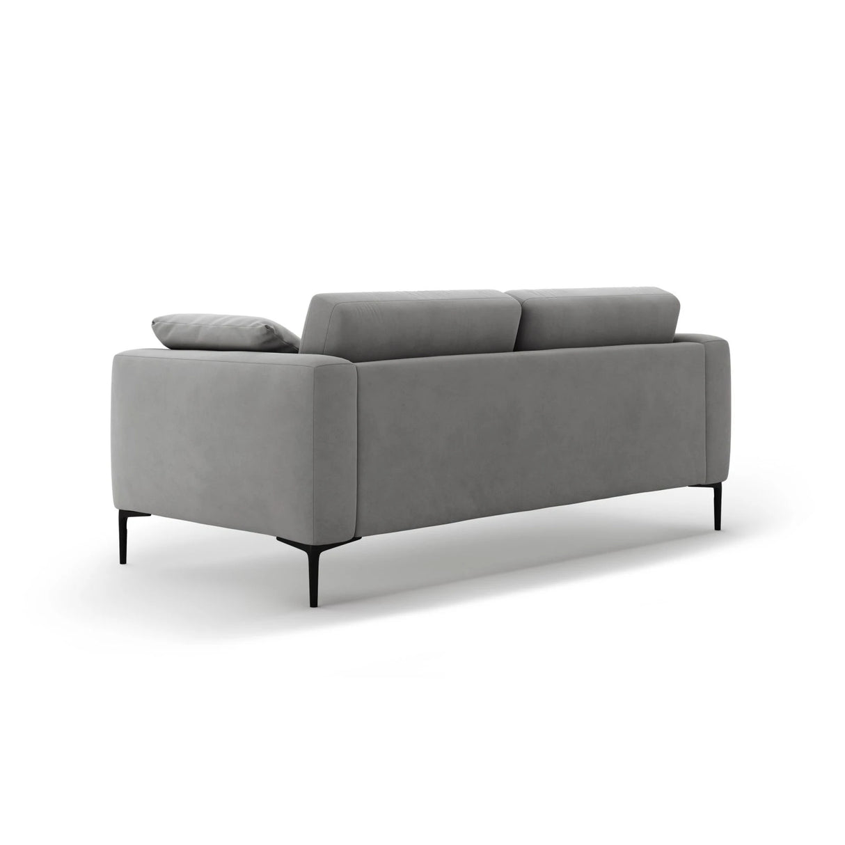 Bemy 3-Sitzer Sofa aus Samt (Salvador 17) in Grau, 200x102 cm – Bild 3