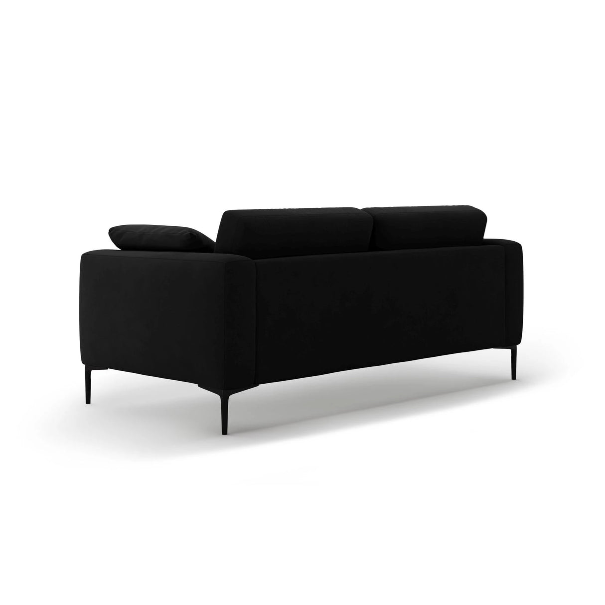 Bemy 3-Sitzer Sofa aus Samt (Salvador 19) in Schwarz, 200x102 cm – Bild 3