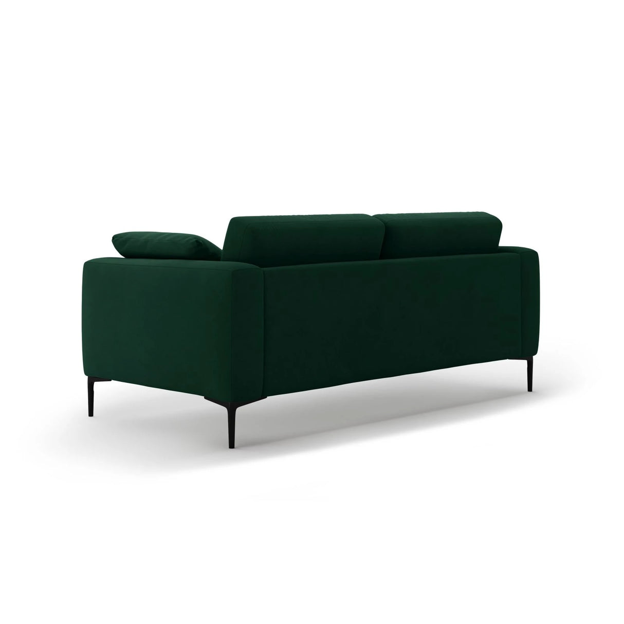 Bemy 3-Sitzer Sofa aus Samt (Salvador 7) in Flaschengrün, 200x102 cm – Bild 3