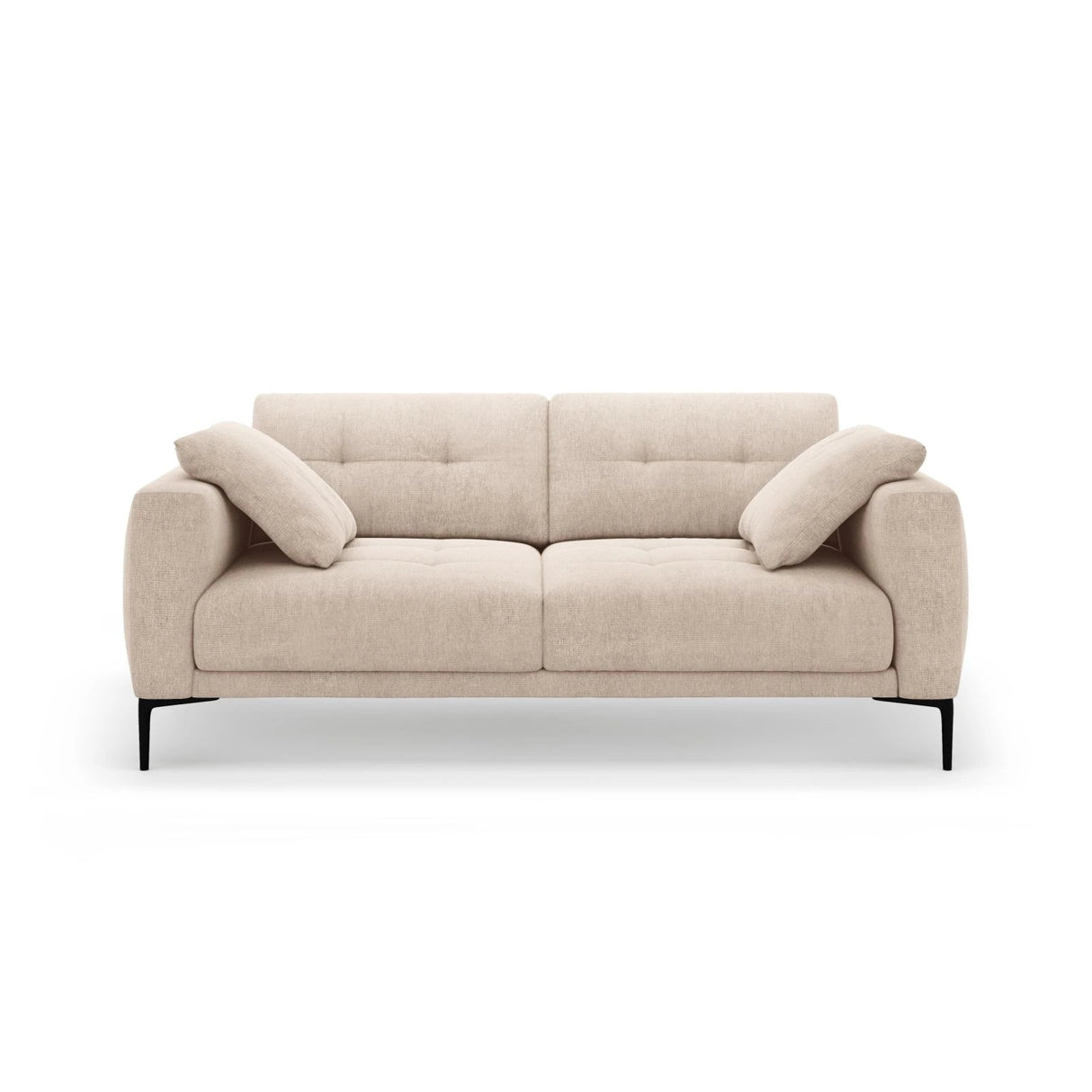 Bemy 3-Sitzer Sofa aus Strukturierter Stoff (Sorella 05) in Sand, 200x102 cm – Bild 1