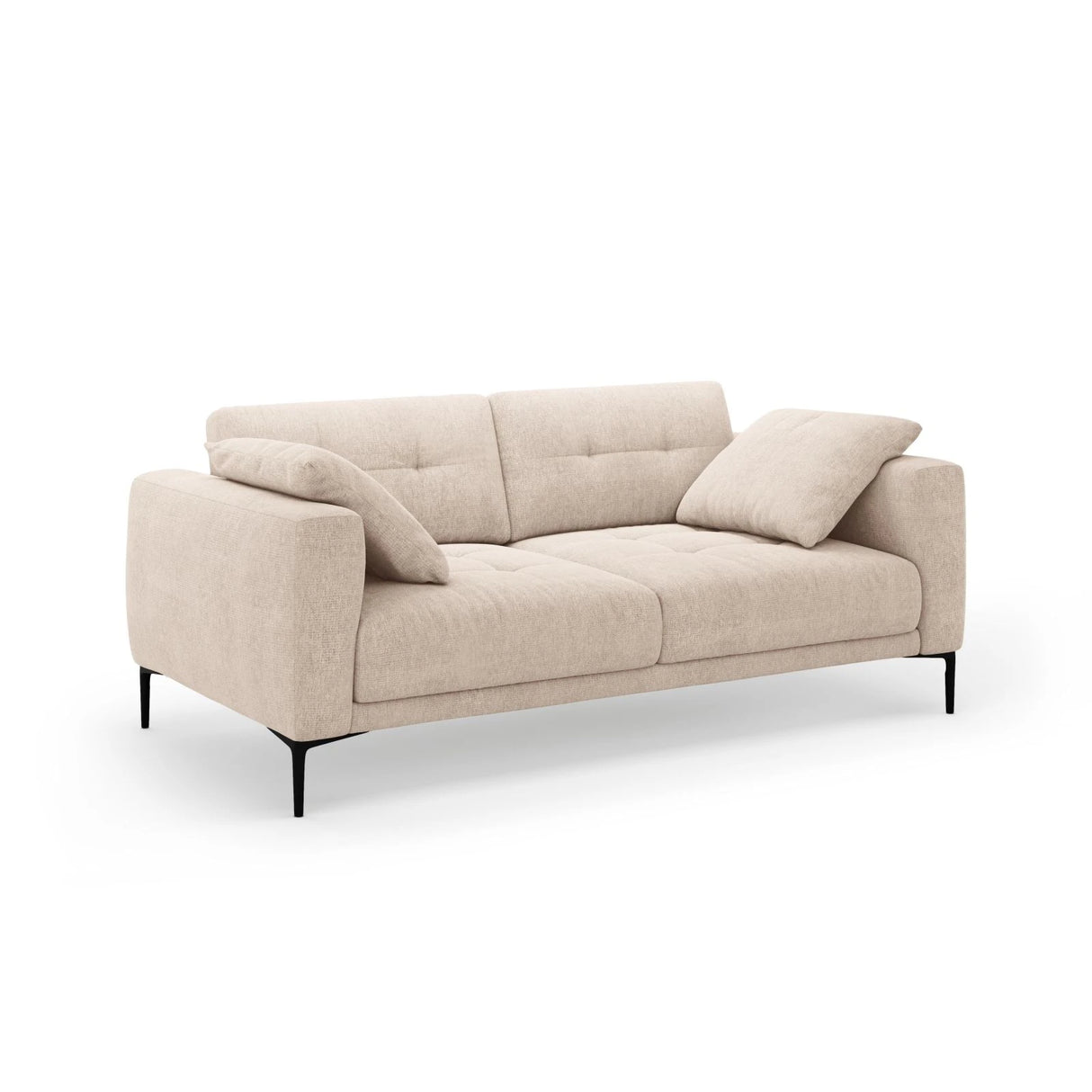 Bemy 3-Sitzer Sofa aus Strukturierter Stoff (Sorella 05) in Sand, 200x102 cm – Bild 2