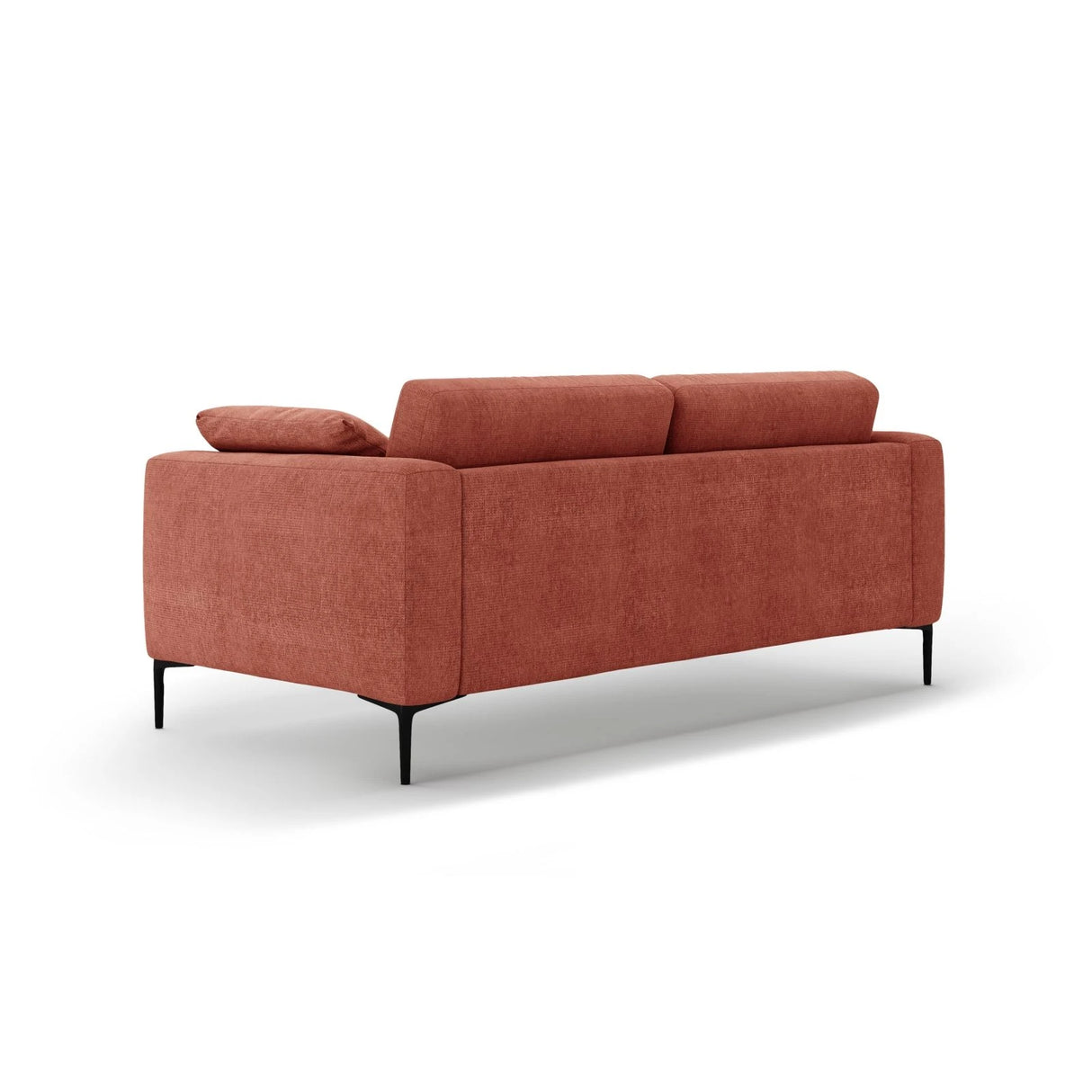 Bemy 3-Sitzer Sofa aus Strukturierter Stoff (Sorella 58) in Koralle, 200x102 cm – Bild 3