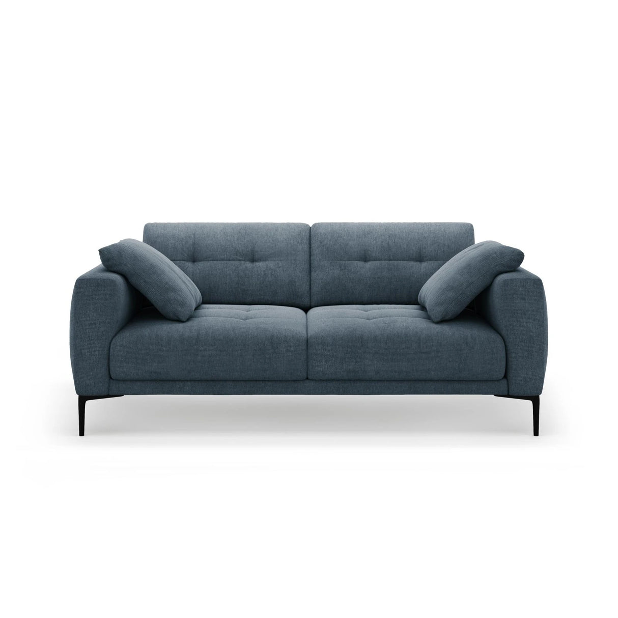 Bemy 3-Sitzer Sofa aus Strukturierter Stoff (Sorella 77) in Dunkelblau, 200x102 cm – Bild 1
