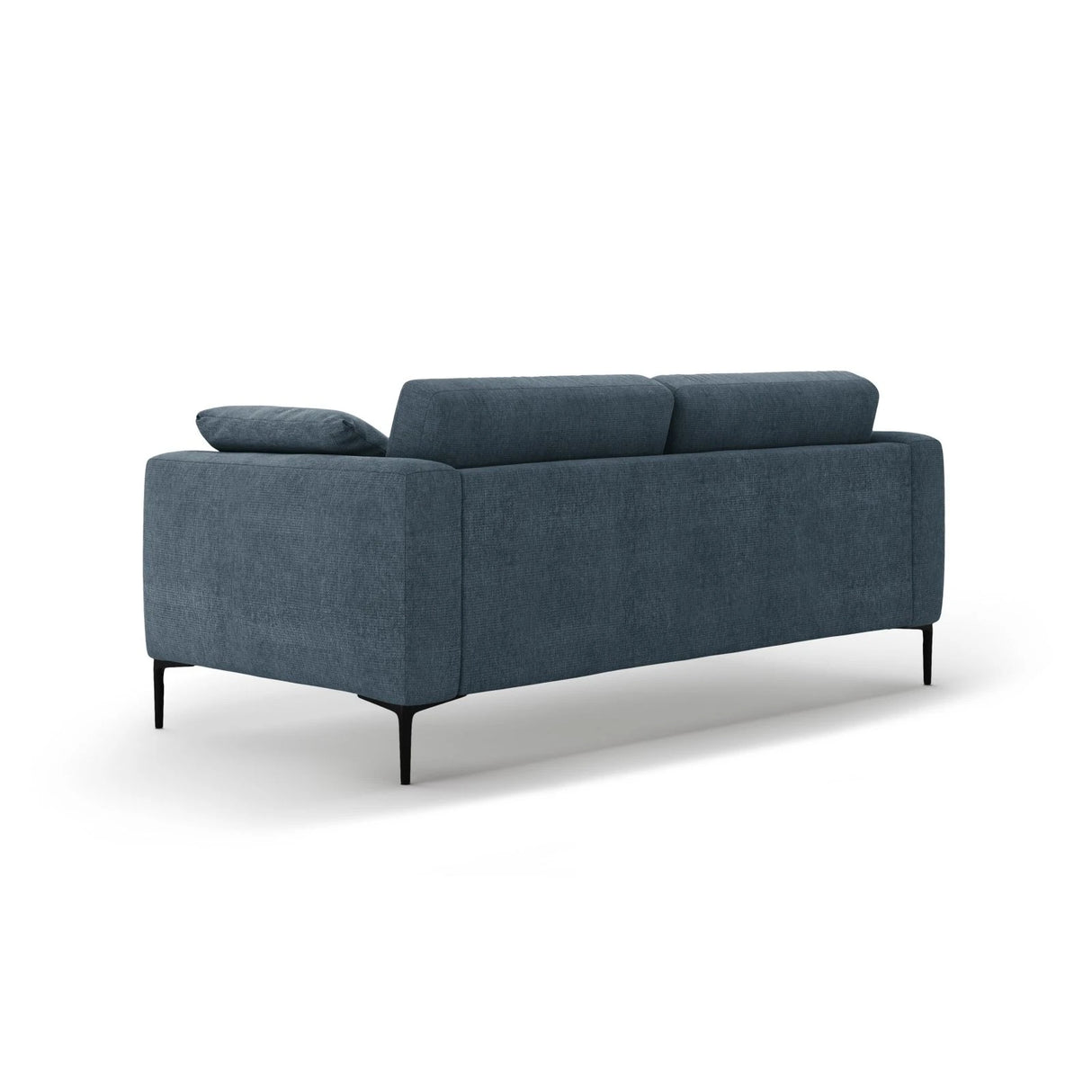 Bemy 3-Sitzer Sofa aus Strukturierter Stoff (Sorella 77) in Dunkelblau, 200x102 cm – Bild 3