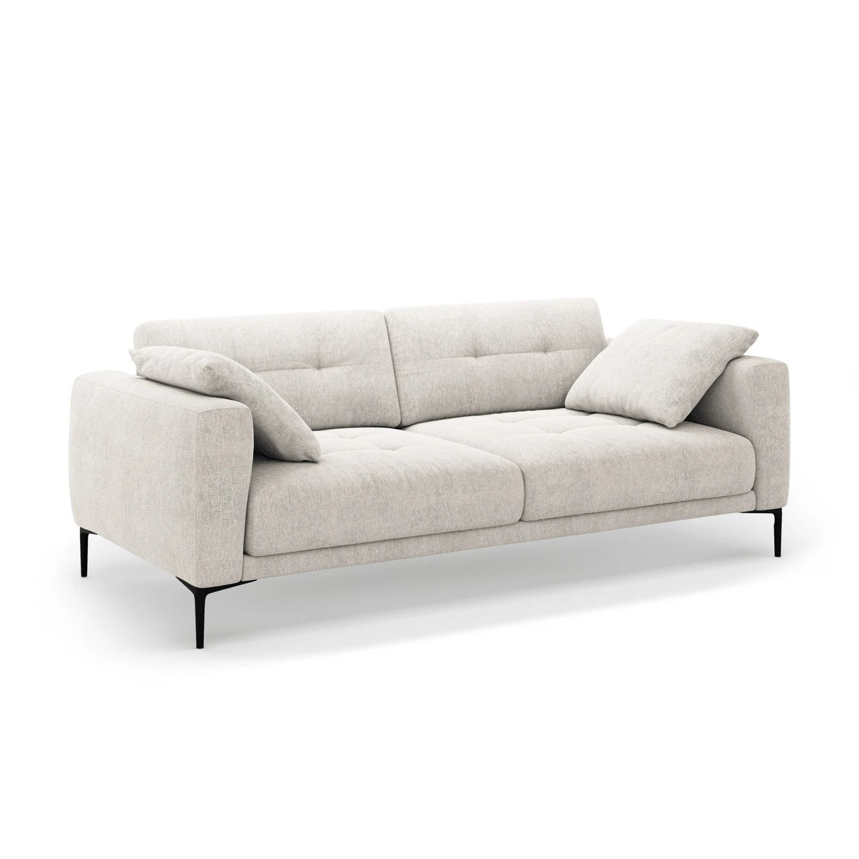 Bemy 4-Sitzer Sofa aus Samt oder Strukturstoff, 230x102 cm – Bild 2
