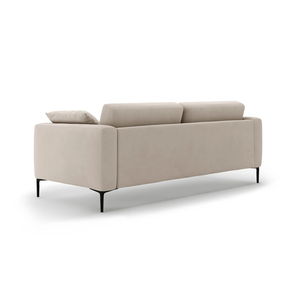 Bemy 4-Sitzer Sofa aus Samt (Salvador 1) in Beige, 230x102 cm – Bild 3